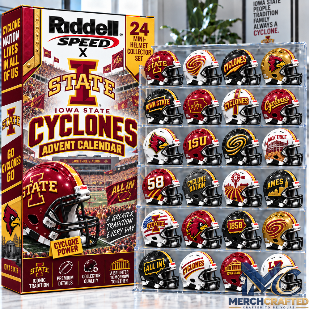 Iowa State Cyclones Mini Helmet Advent Calendar