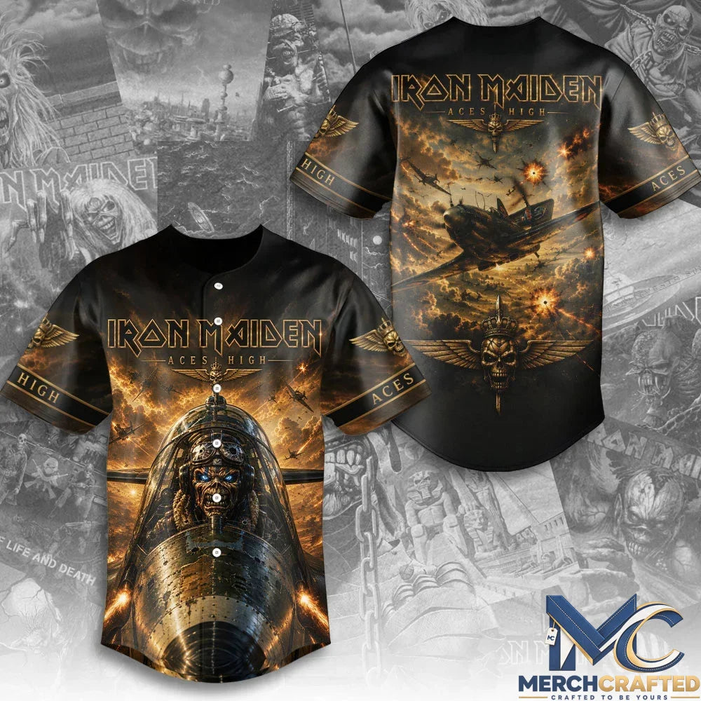 Iron Maiden Limited Edition Baseball Jersey