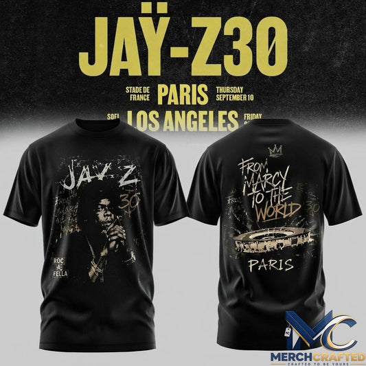 JAŸ-Z 30 Show Paris 2026 Edition Tee