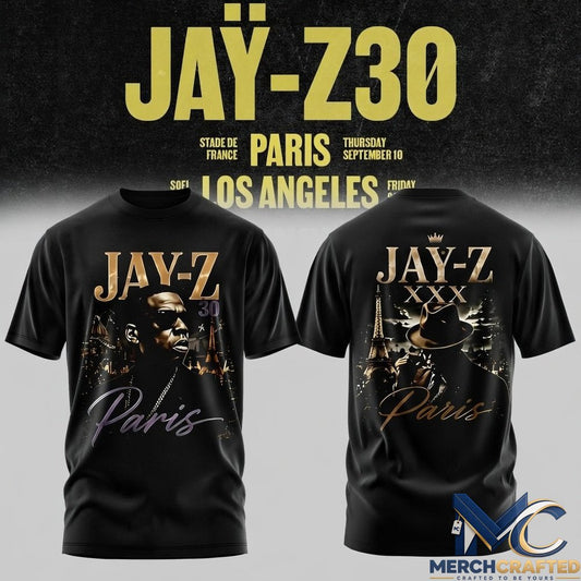 JAŸ-Z 30 Show Paris 2026 Edition Tee