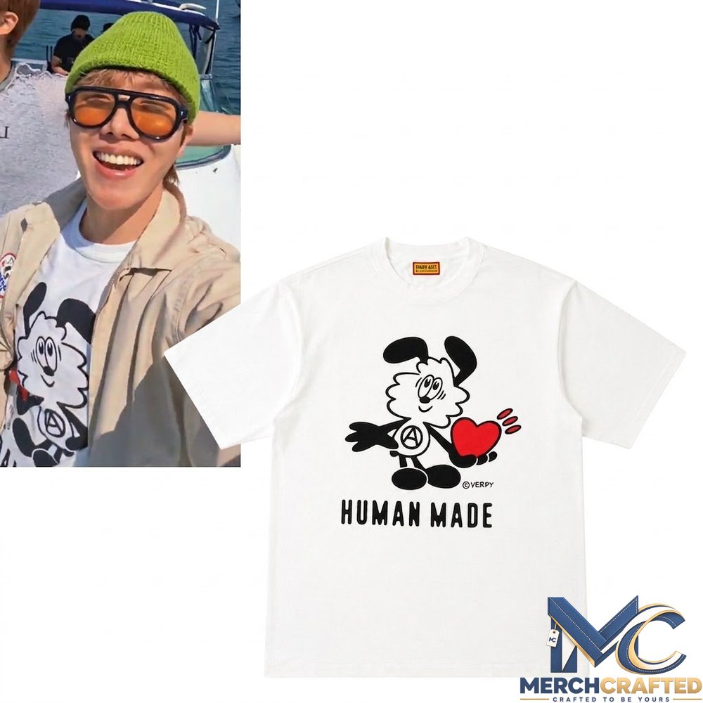 J Hope BTS In Toronto Human Made x Verdy Vick T Shirt