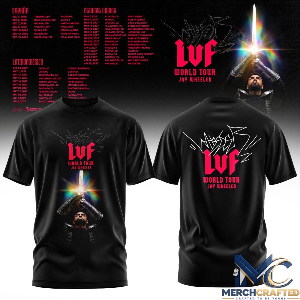 Jay Wheeler La Voz Favorita World Tour T-Shirt