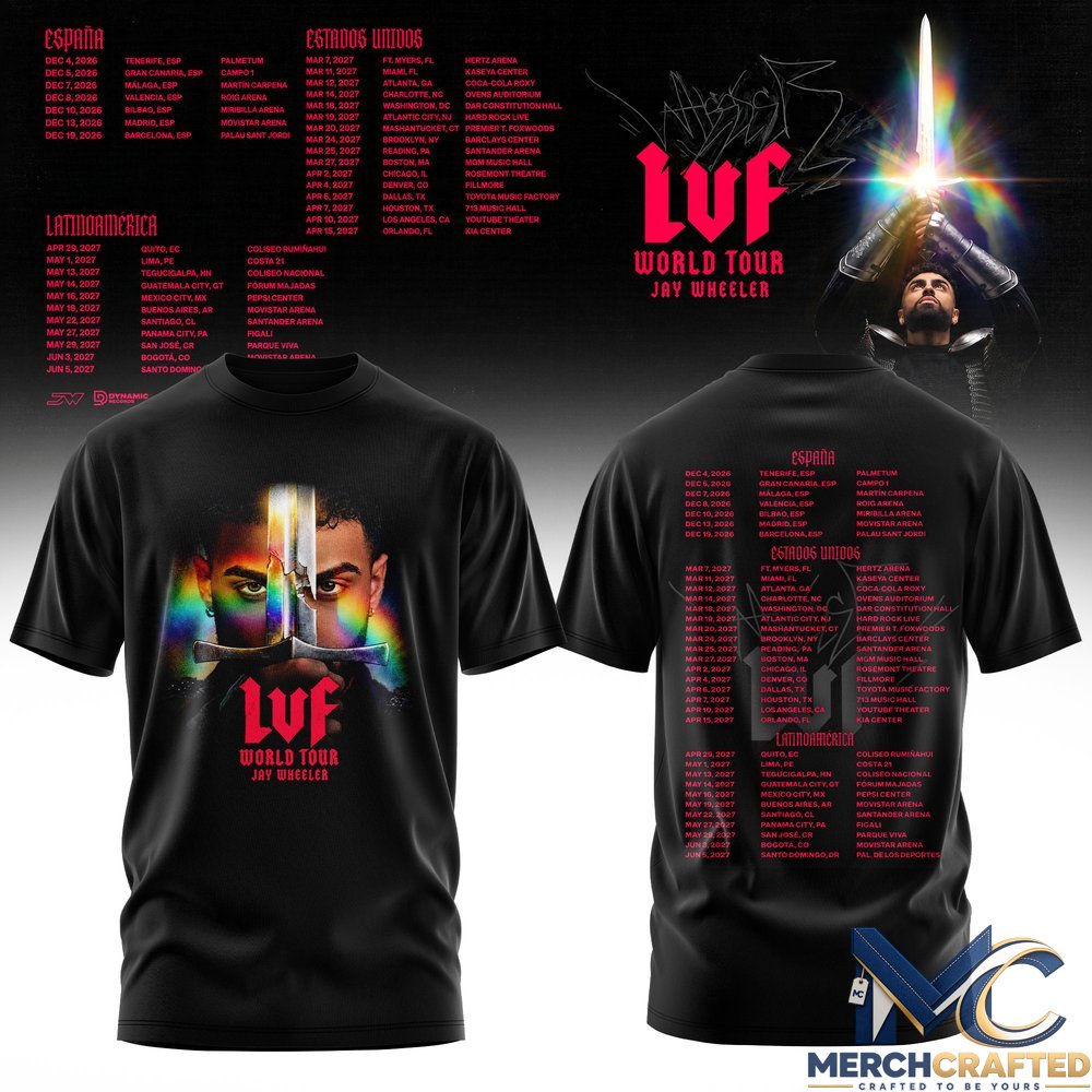 Jay Wheeler La Voz Favorita World Tour T-Shirt