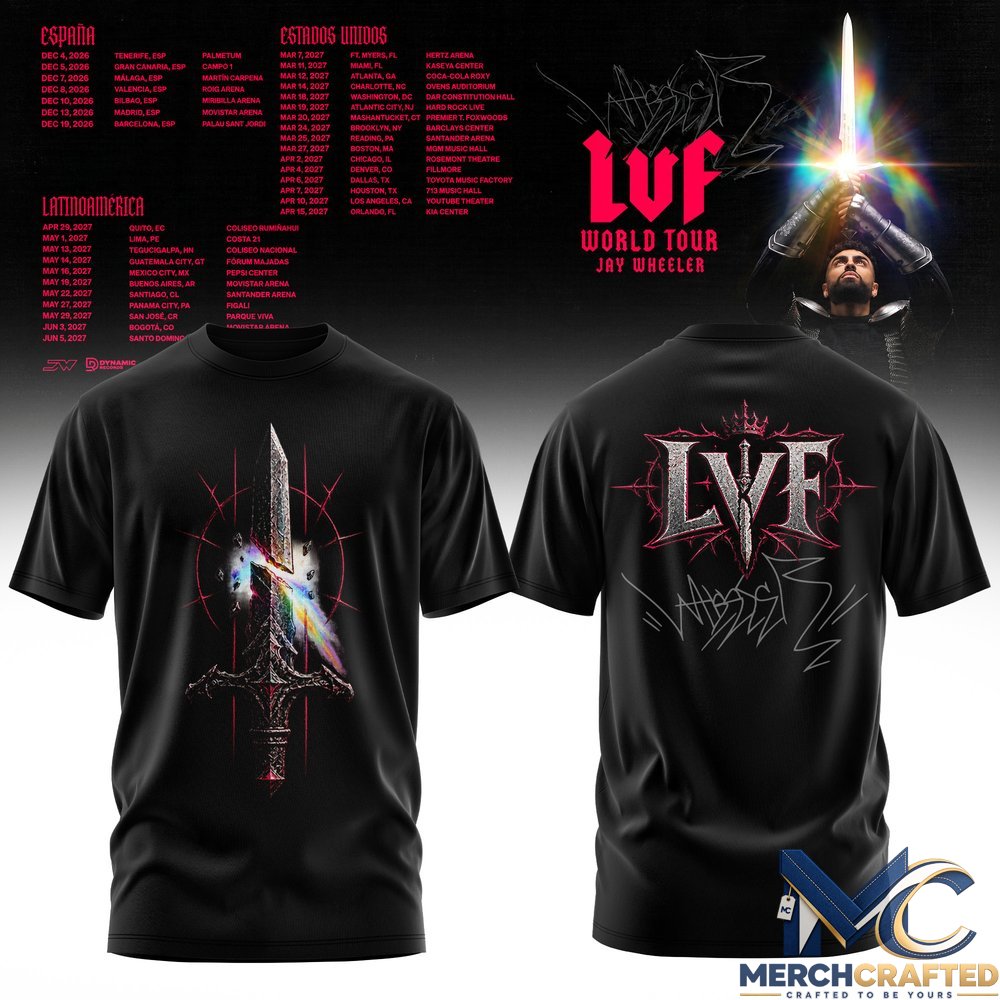 Jay Wheeler La Voz Favorita World Tour T-Shirt