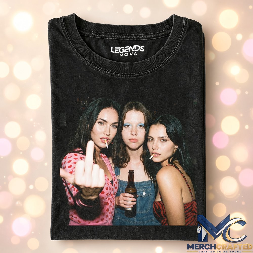 Jennifer Check x Maxine Minx x Nikki Party Night T-Shirt  Horror Movie Graphic Tee for Fans