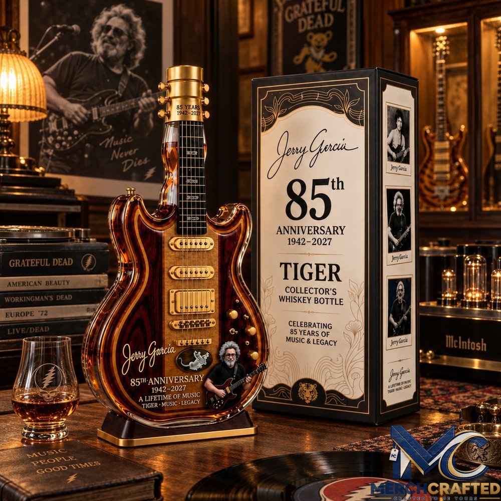 Jerry Garcia 85th Anniversary Whiskey Decanter