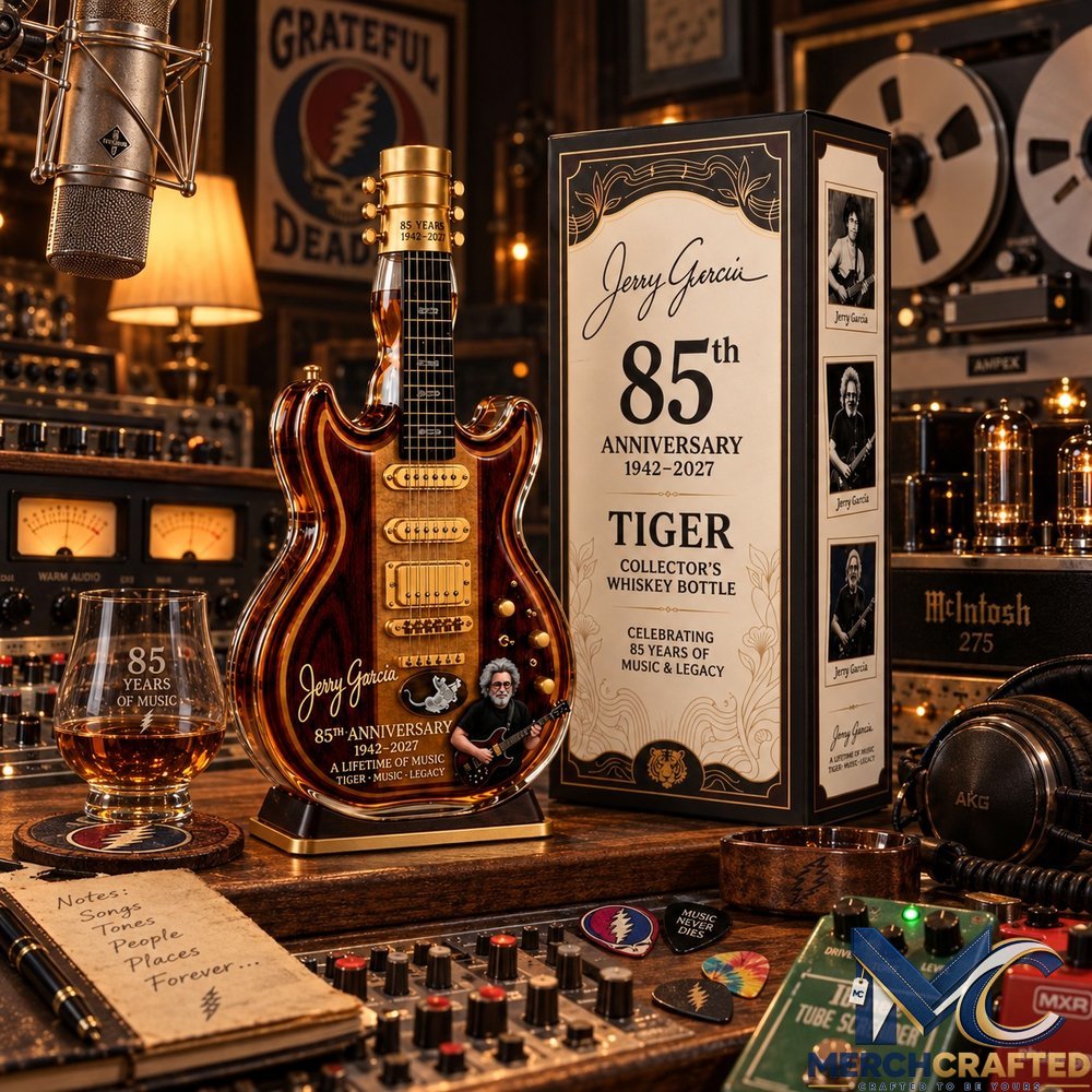 Jerry Garcia 85th Anniversary Whiskey Decanter
