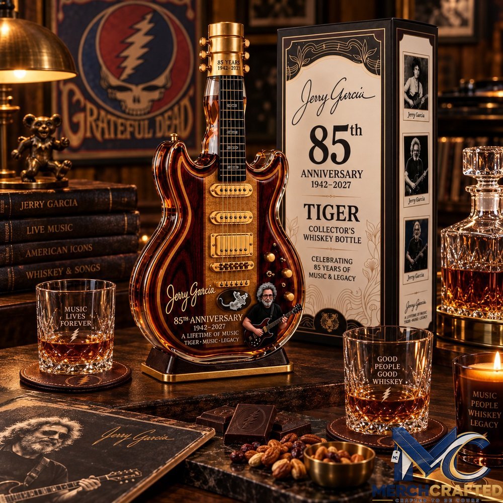 Jerry Garcia 85th Anniversary Whiskey Decanter