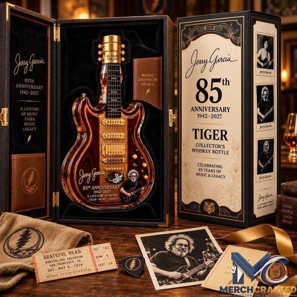 Jerry Garcia 85th Anniversary Whiskey Decanter