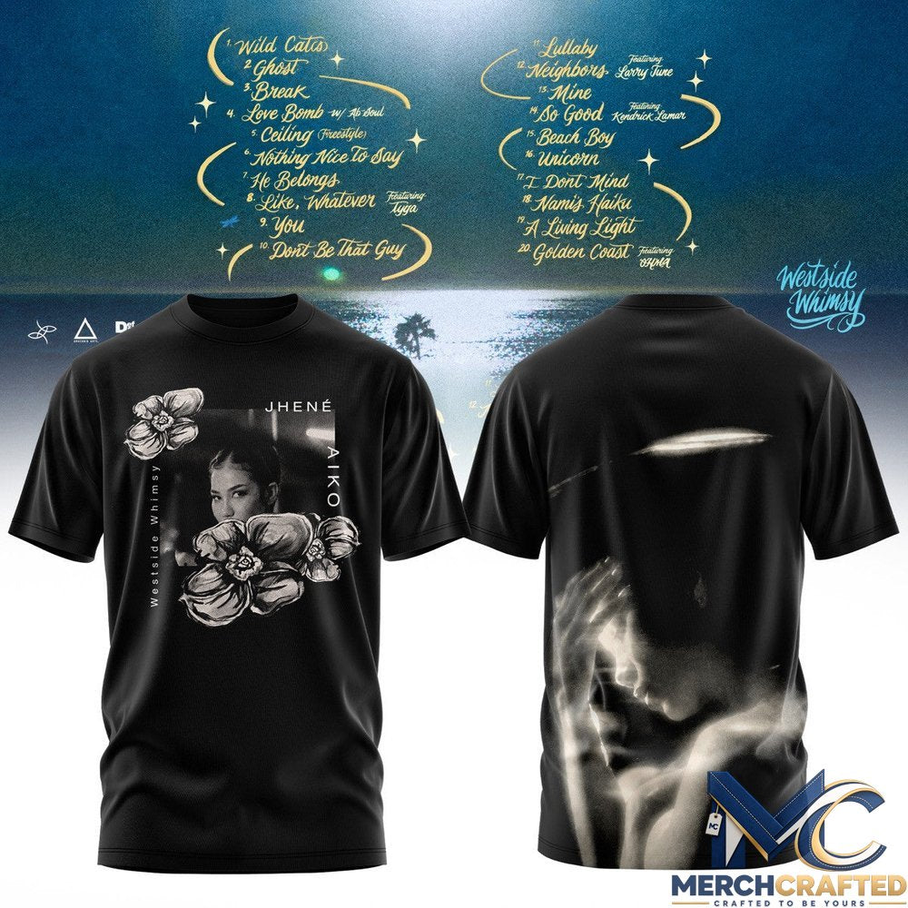 Jhene Aiko Magic Hour Tour T-Shirt Westside Whimsy Concert Merch Tee