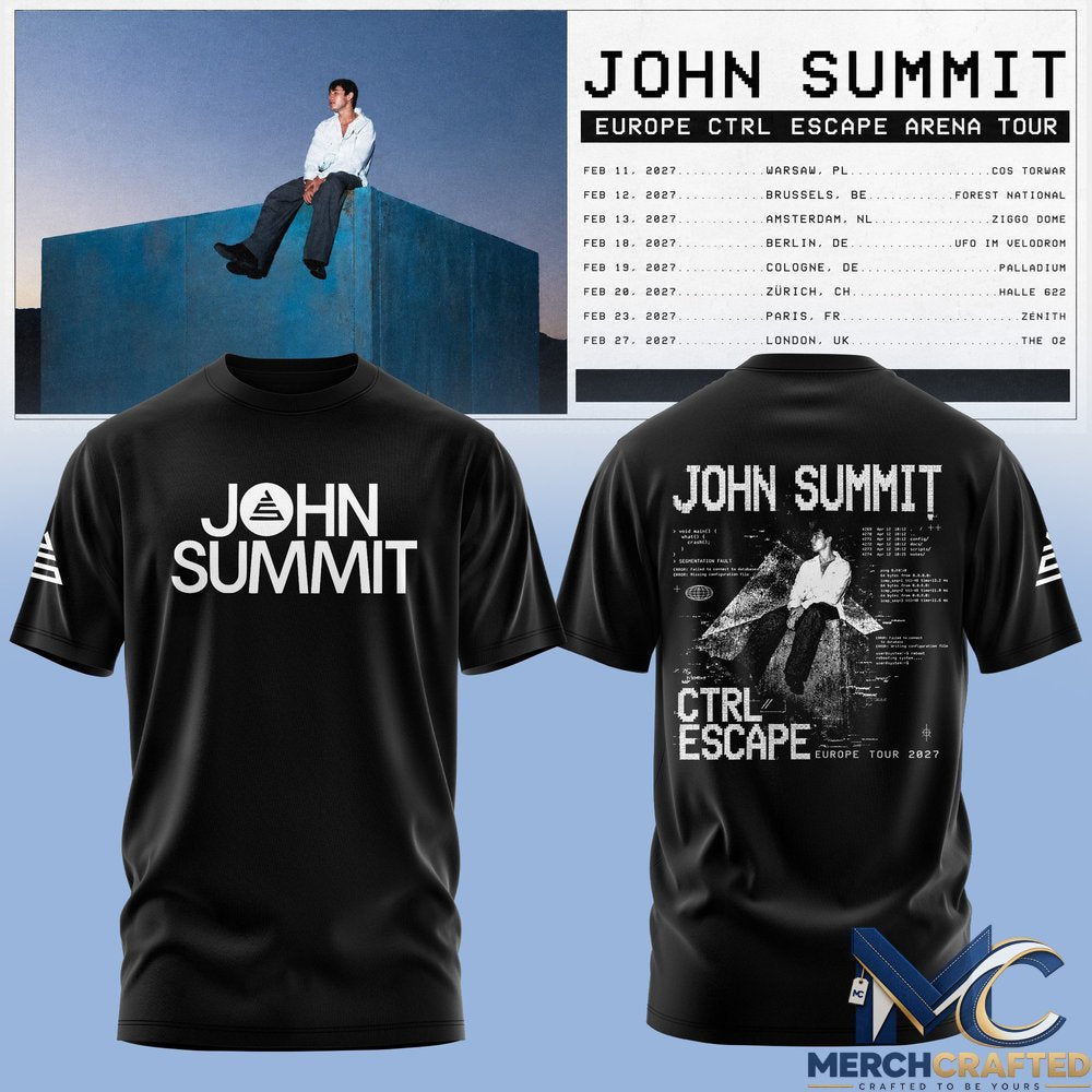 John Summit CTRL ESCAPE Europe 2027 T-Shirt