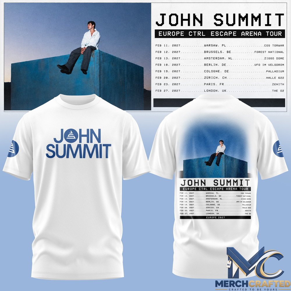 John Summit CTRL ESCAPE Europe 2027 T-Shirt