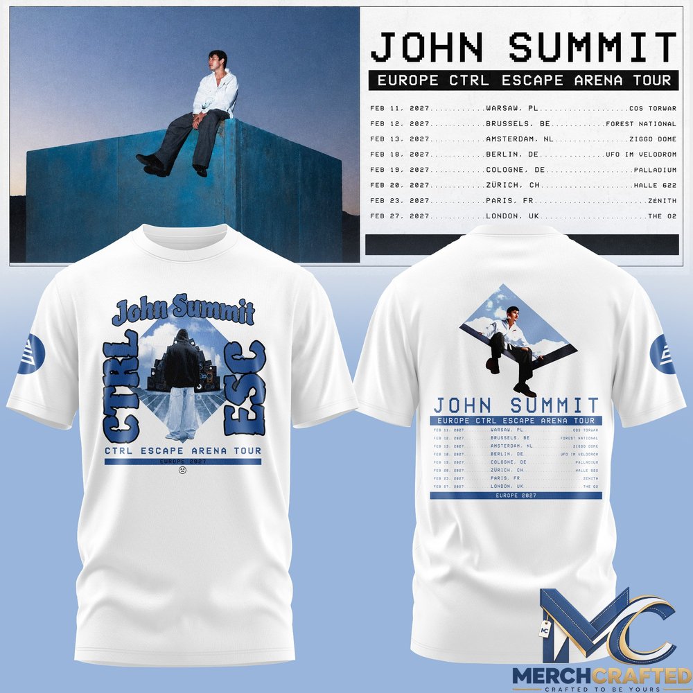 John Summit CTRL ESCAPE Europe 2027 T-Shirt