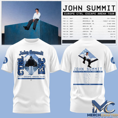 John Summit CTRL ESCAPE Europe 2027 T-Shirt