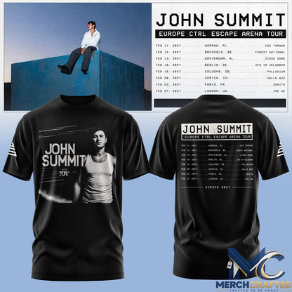 John Summit CTRL ESCAPE Europe 2027 T-Shirt