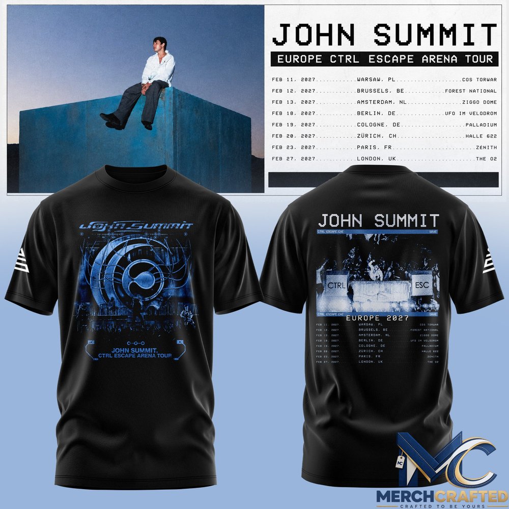 John Summit CTRL ESCAPE Europe 2027 T-Shirt