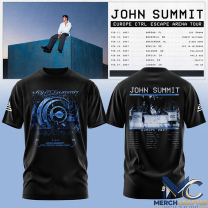 John Summit CTRL ESCAPE Europe 2027 T-Shirt