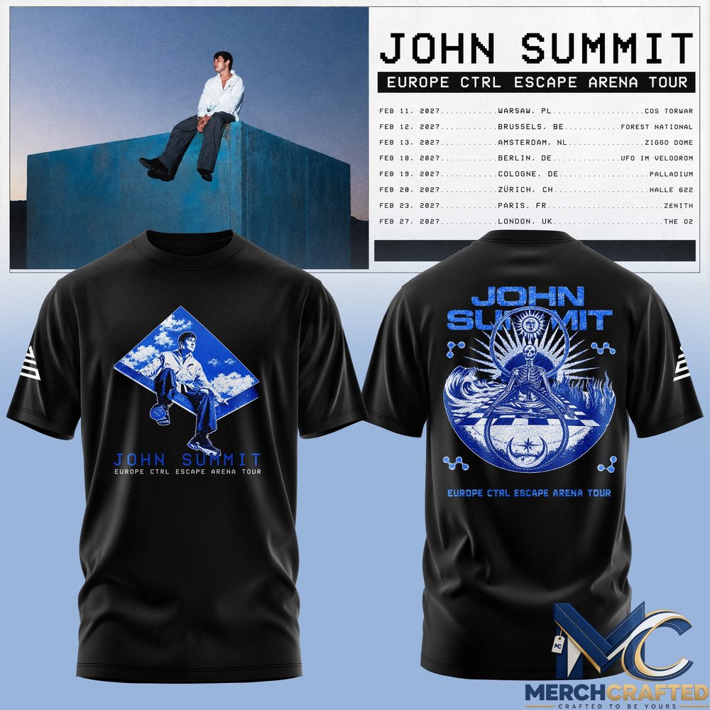 John Summit CTRL ESCAPE Europe 2027 T-Shirt