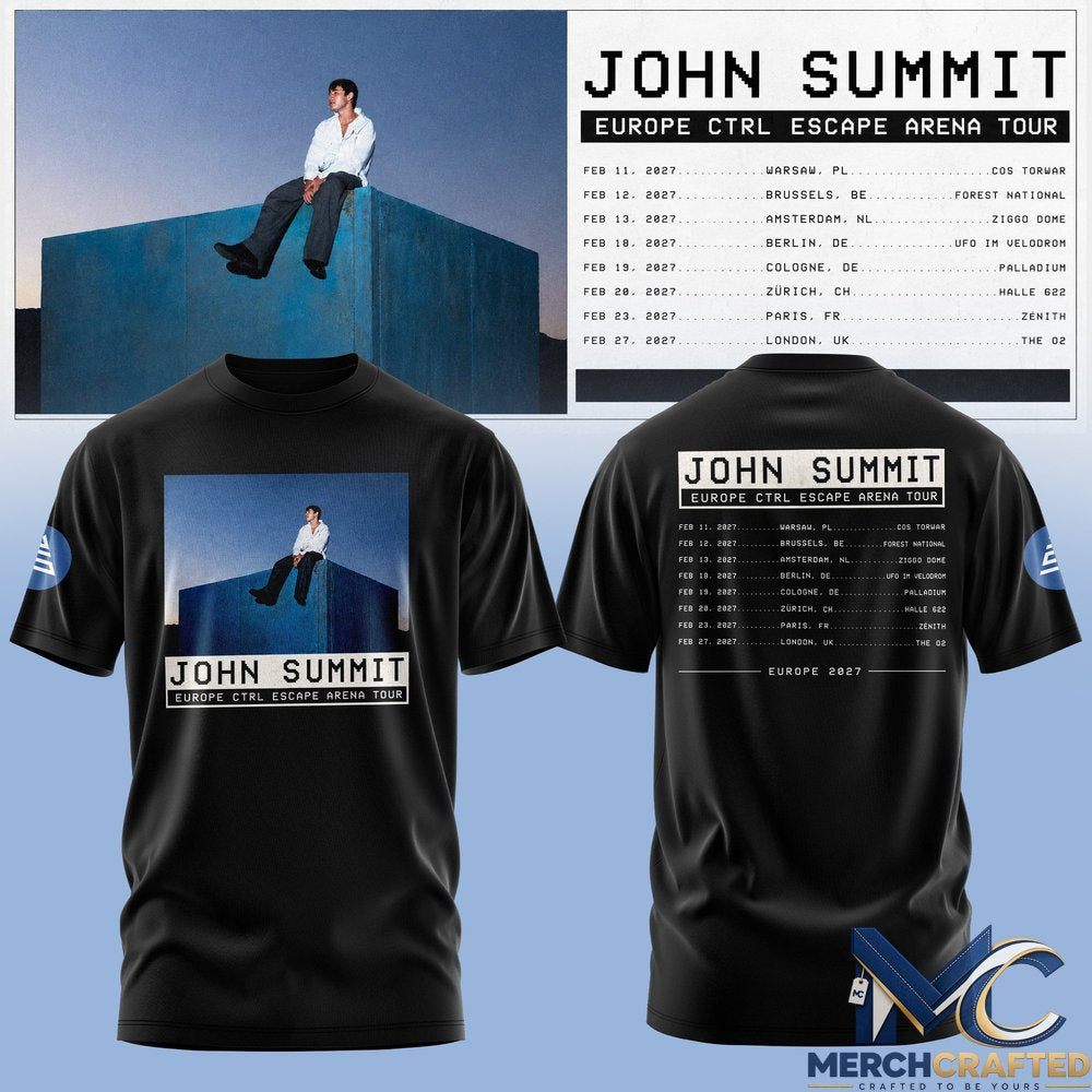John Summit CTRL ESCAPE Europe 2027 T-Shirt