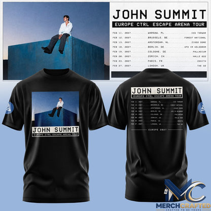 John Summit CTRL ESCAPE Europe 2027 T-Shirt
