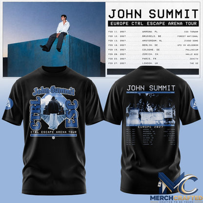 John Summit CTRL ESCAPE Europe 2027 T-Shirt
