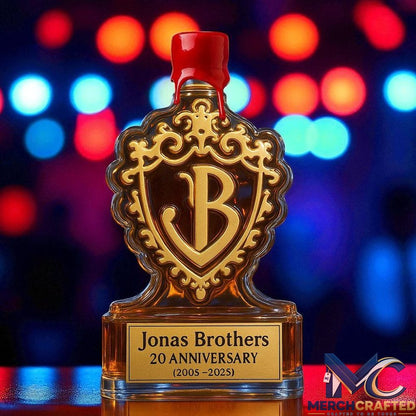 Jonas Brothers 20th Anniversary Tour Whiskey Decanter