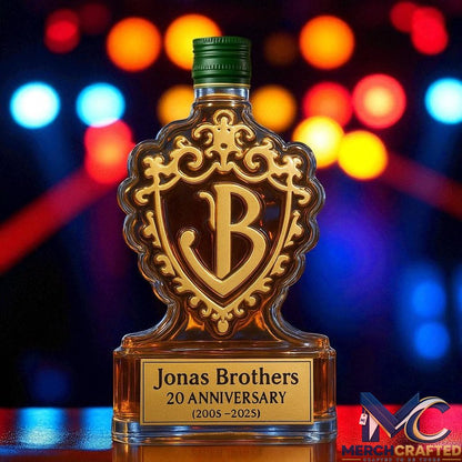 Jonas Brothers 20th Anniversary Tour Whiskey Decanter