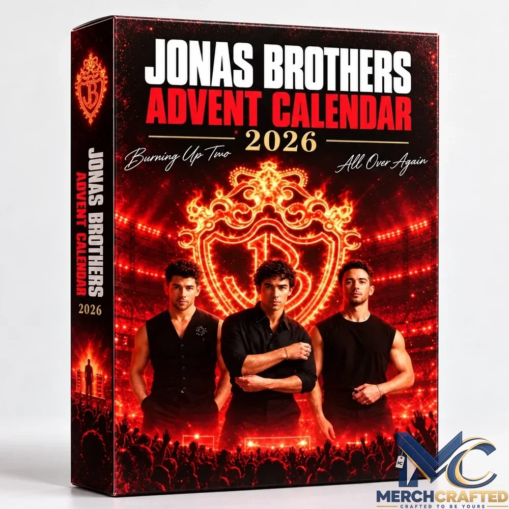 Jonas Brothers Advent Calendar 2026 Burning Up Tour 24 Day Christmas Countdown Collectible Ornaments Gift for Fans