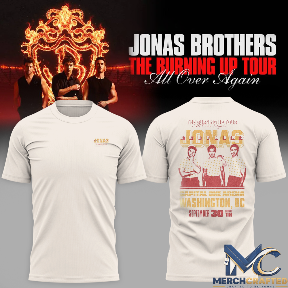 Jonas Brothers Washington DC Event T Shirt Capital One T Shirt