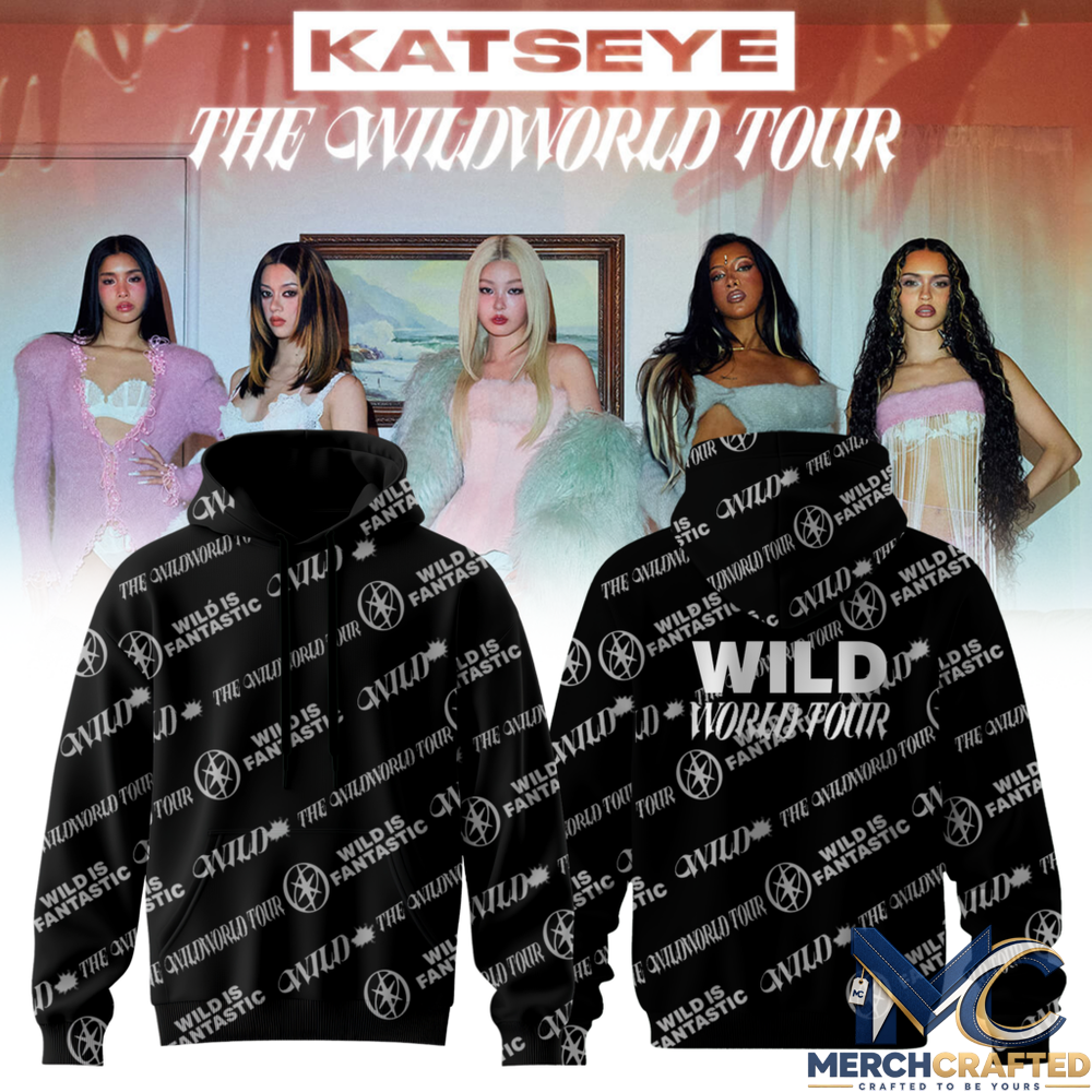 KATSEYE THE WILDWORLD TOUR Signature Print Hoodie