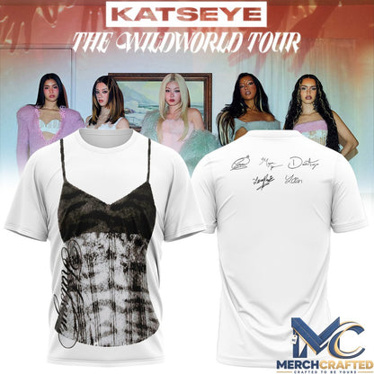 KATSEYE THE WILDWORLD TOUR Signature Print T Shirt