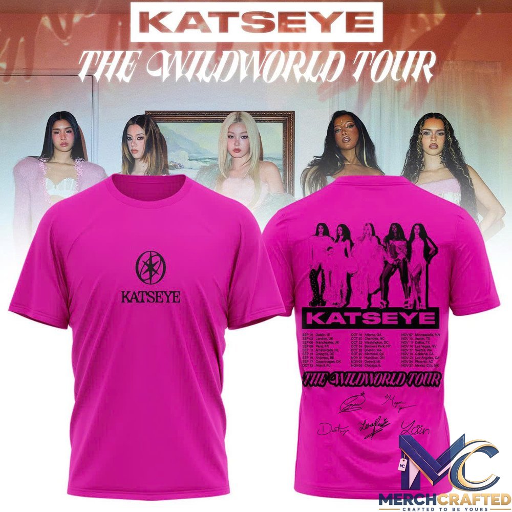 KATSEYE THE WILDWORLD TOUR T Shirt