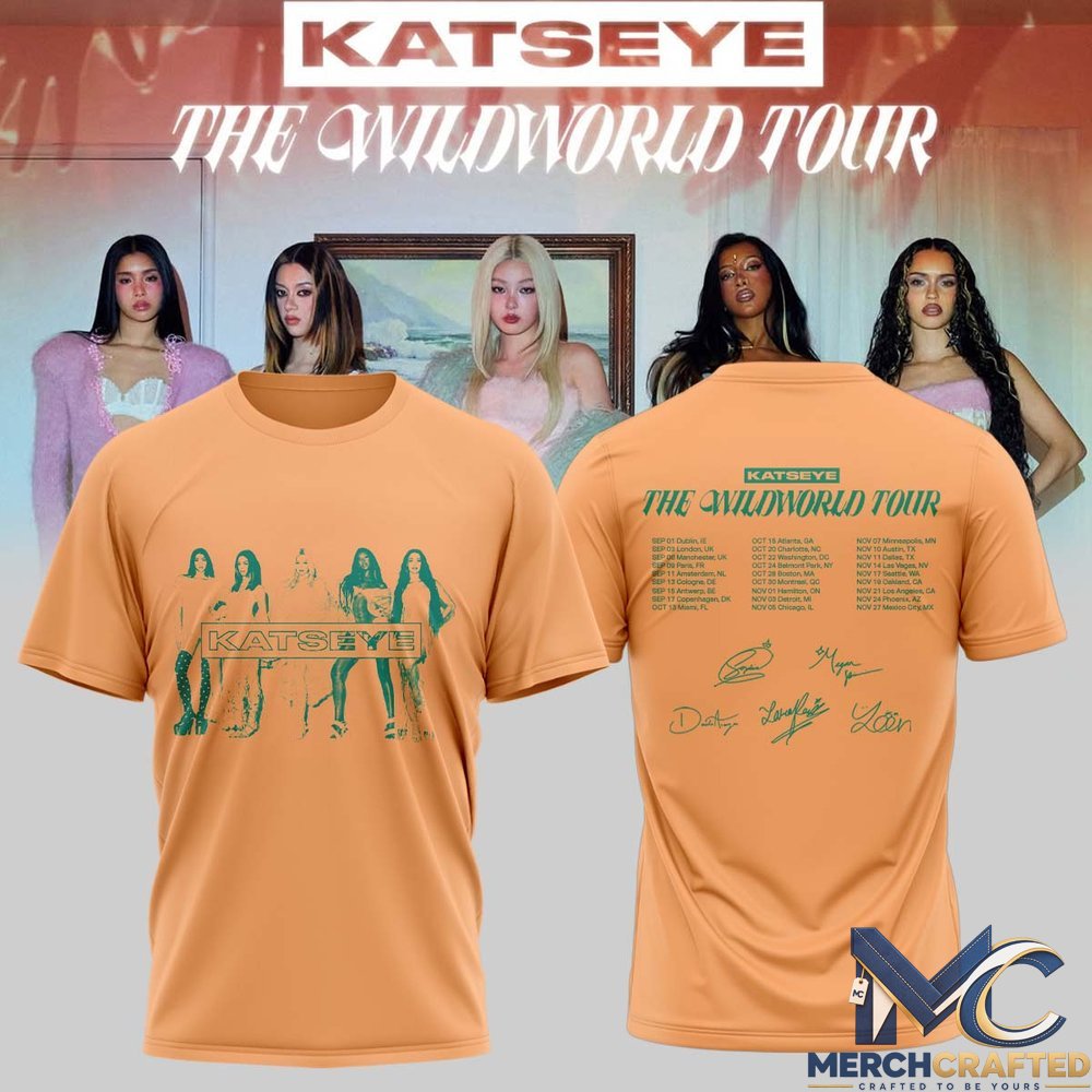 KATSEYE THE WILDWORLD TOUR T Shirt