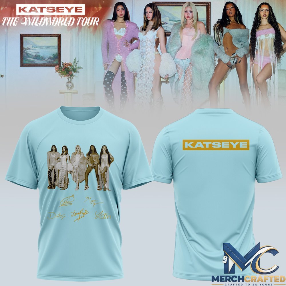KATSEYE THE WILDWORLD TOUR T Shirt