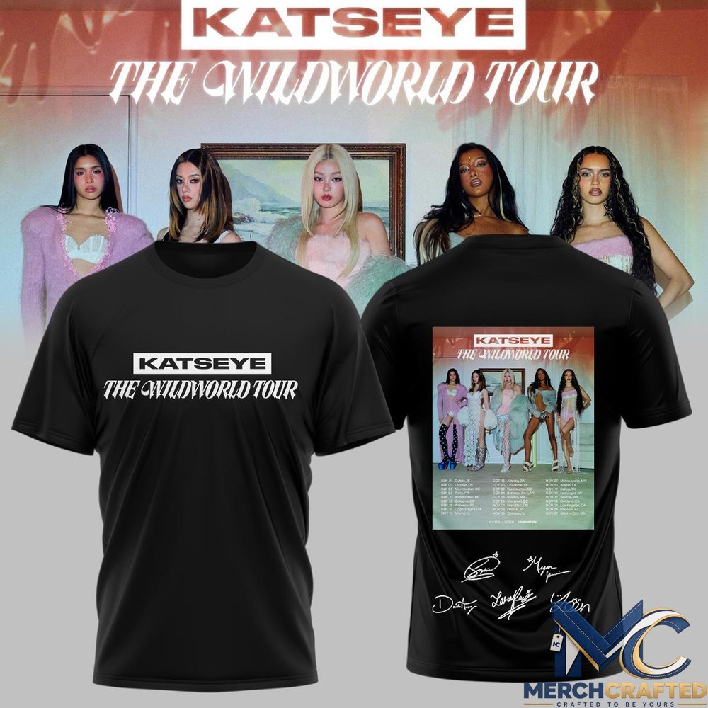 KATSEYE THE WILDWORLD TOUR T Shirt