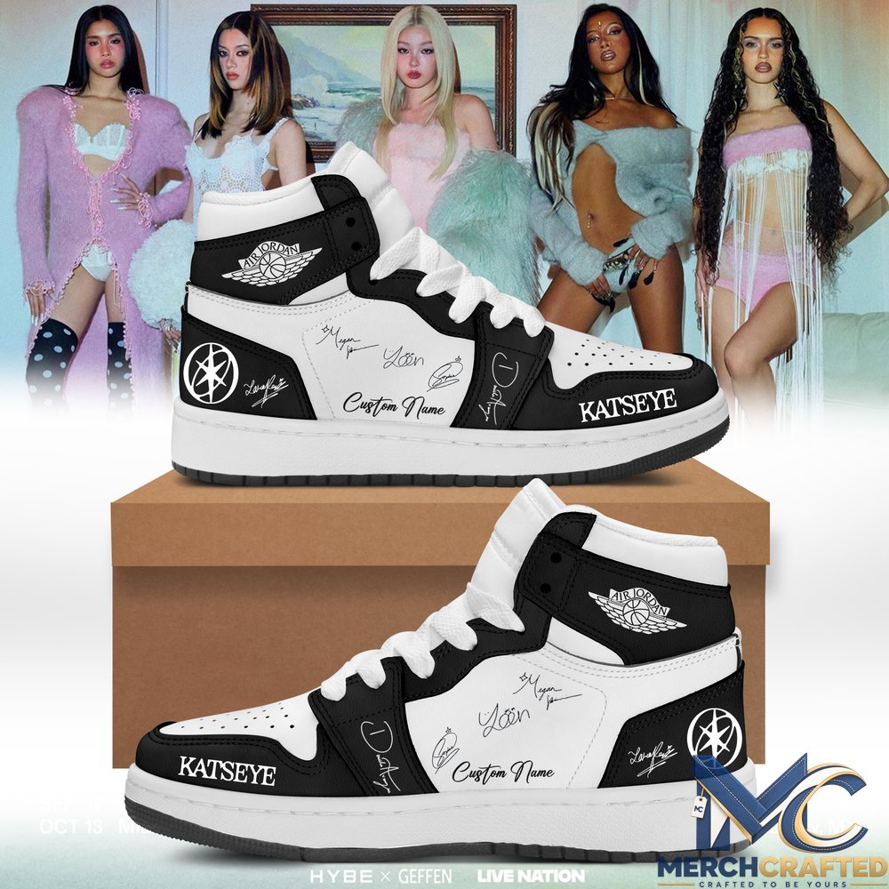KATSEYE Wild World Tour Custom High Top Sneakers