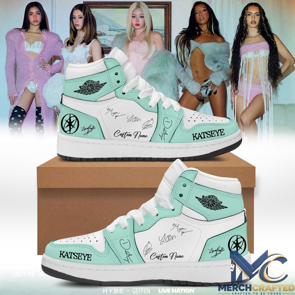 KATSEYE Wild World Tour Custom High Top Sneakers