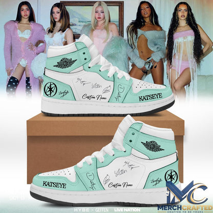 KATSEYE Wild World Tour Custom High Top Sneakers