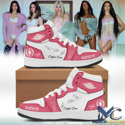 KATSEYE Wild World Tour Custom High Top Sneakers
