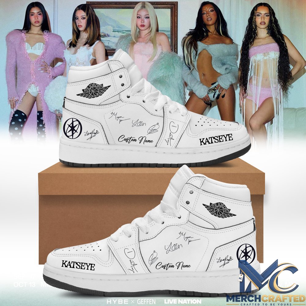 KATSEYE Wild World Tour Custom High Top Sneakers