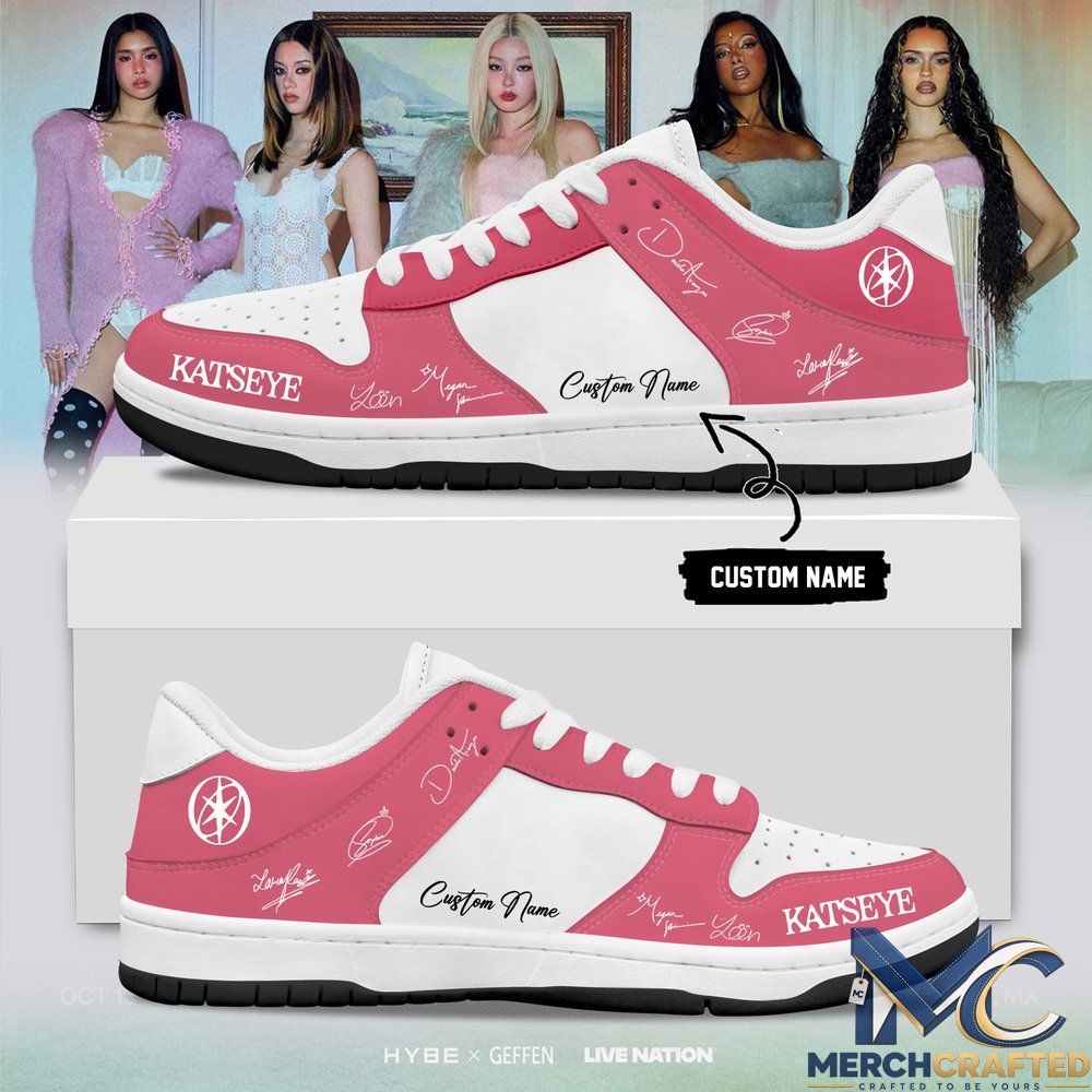 KATSEYE Wild World Tour Custom Sneakers