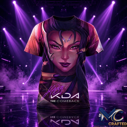 KDA Kai'Sa The Comeback All Over Print T-Shirt League of Legends
