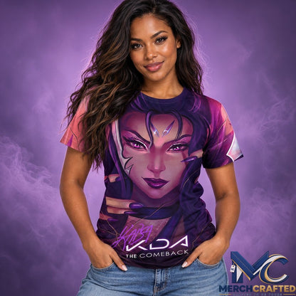 KDA Kai'Sa The Comeback All Over Print T-Shirt League of Legends