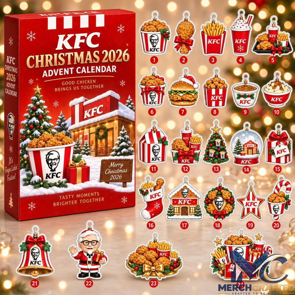KFC Christmas 2026 Limited Edition Advent Calendar  24 Collectible Food Charms
