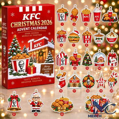 KFC Christmas 2026 Limited Edition Advent Calendar  24 Collectible Food Charms