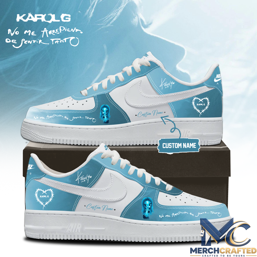 KaRol G Album “No Me Arrepiento De Sentir Tanto” Chibi Limited Edition Air Force 1