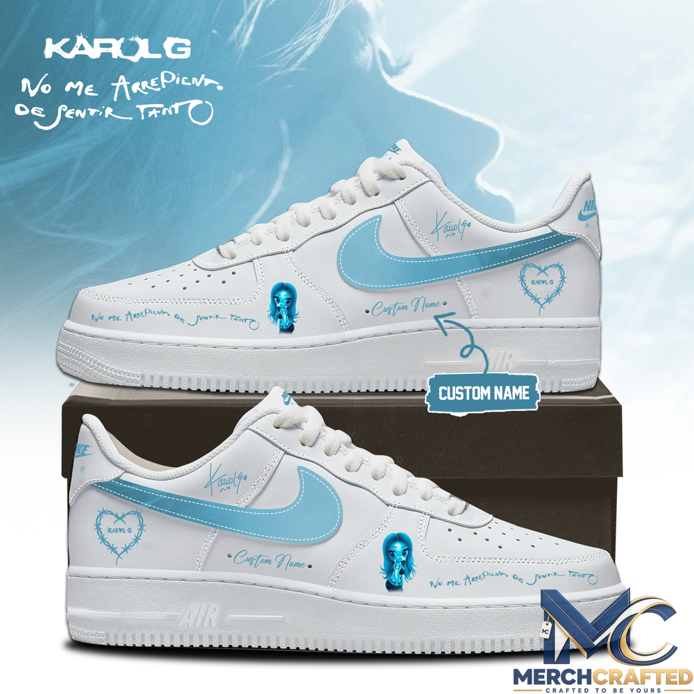 KaRol G Album “No Me Arrepiento De Sentir Tanto” Chibi Special Edition Air Force 1