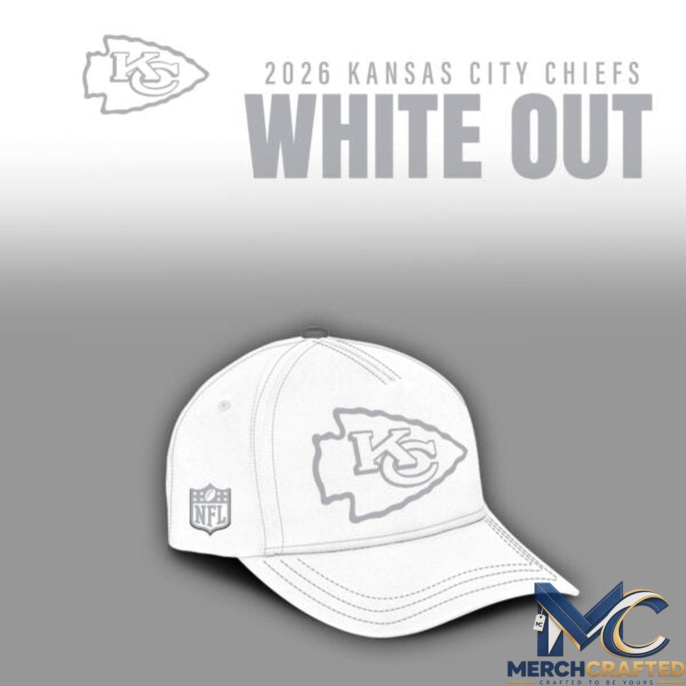 Kansas City Chiefs 2026 White Out Cap