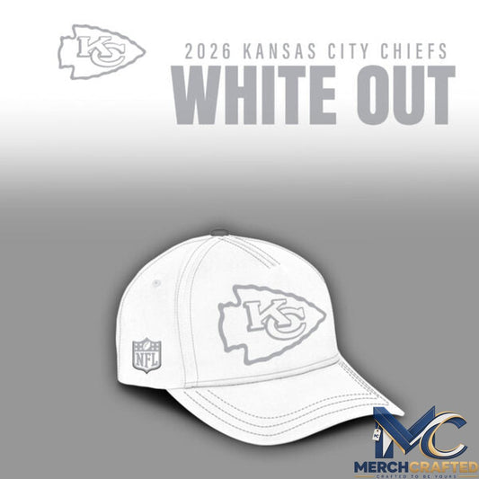 Kansas City Chiefs 2026 White Out Cap