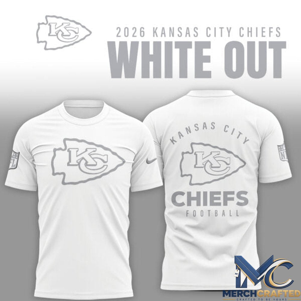 Kansas City Chiefs 2026 White Out Shirt